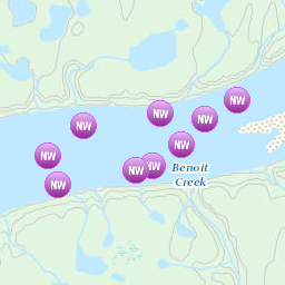 Areas affected by the message
