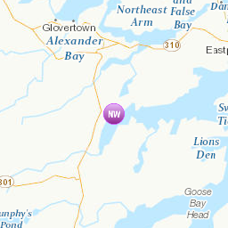 Areas affected by the message