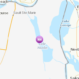 Areas affected by the message