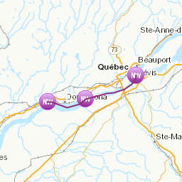 Areas affected by the message
