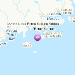 Areas affected by the message
