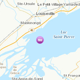 Areas affected by the message
