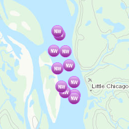 Areas affected by the message