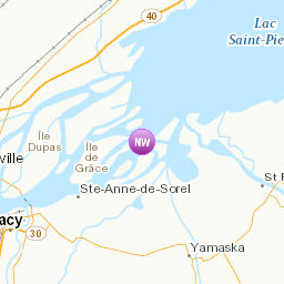 Areas affected by the message